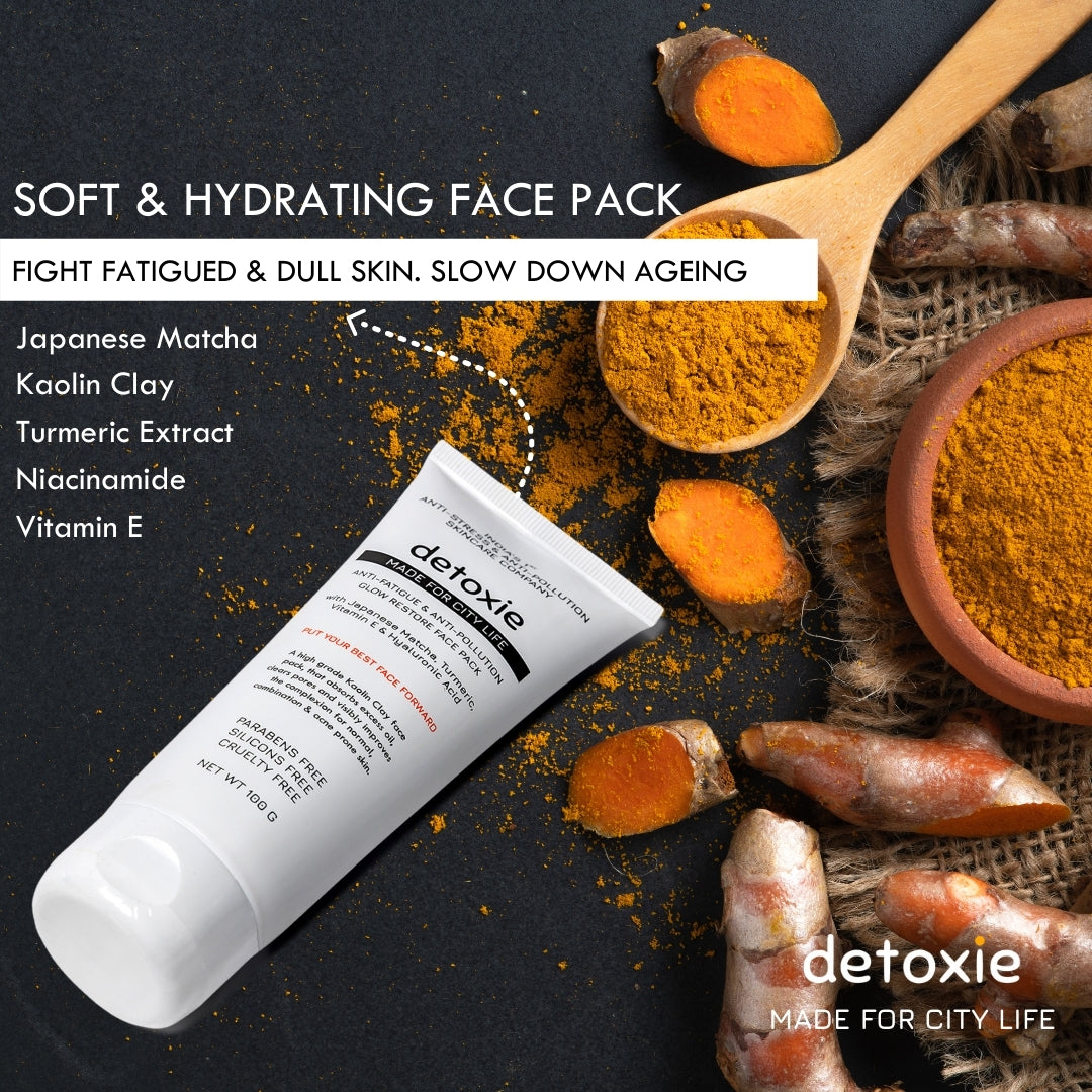 Why Japanese Matcha & Turmeric Are A Good Combination For A Face Pack
