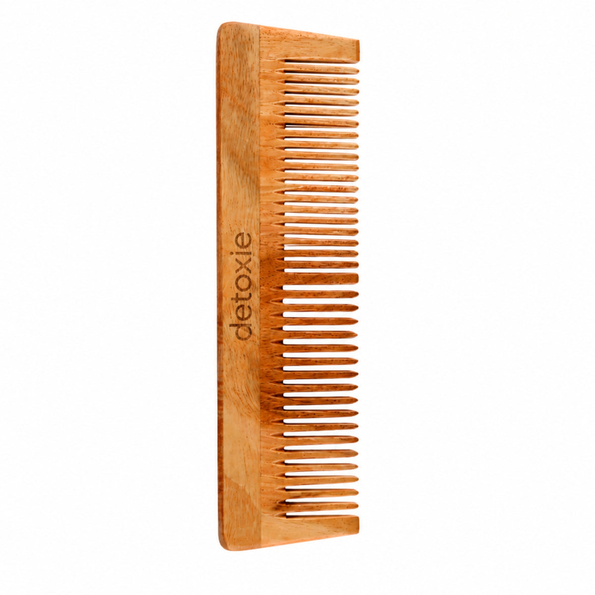 Neem Lilly Wooden Comb For Men & Women | Detangling, Frizz Control, Shine & Styling | 1 Piece | For All Hair Types