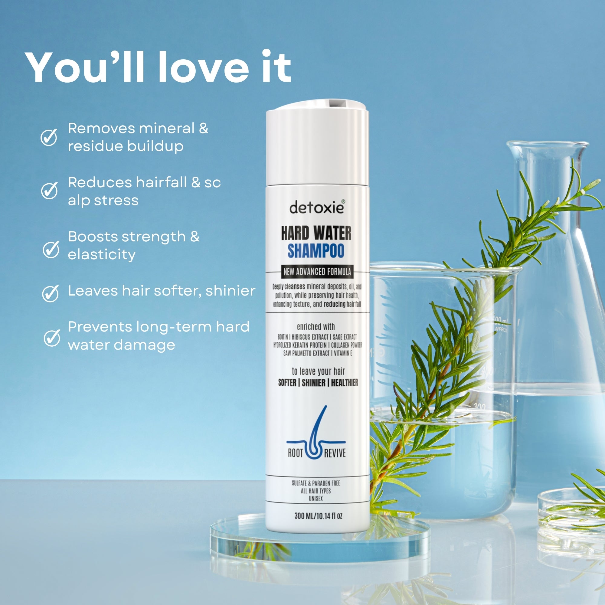 New Advanced Hard Water Shampoo-300ml