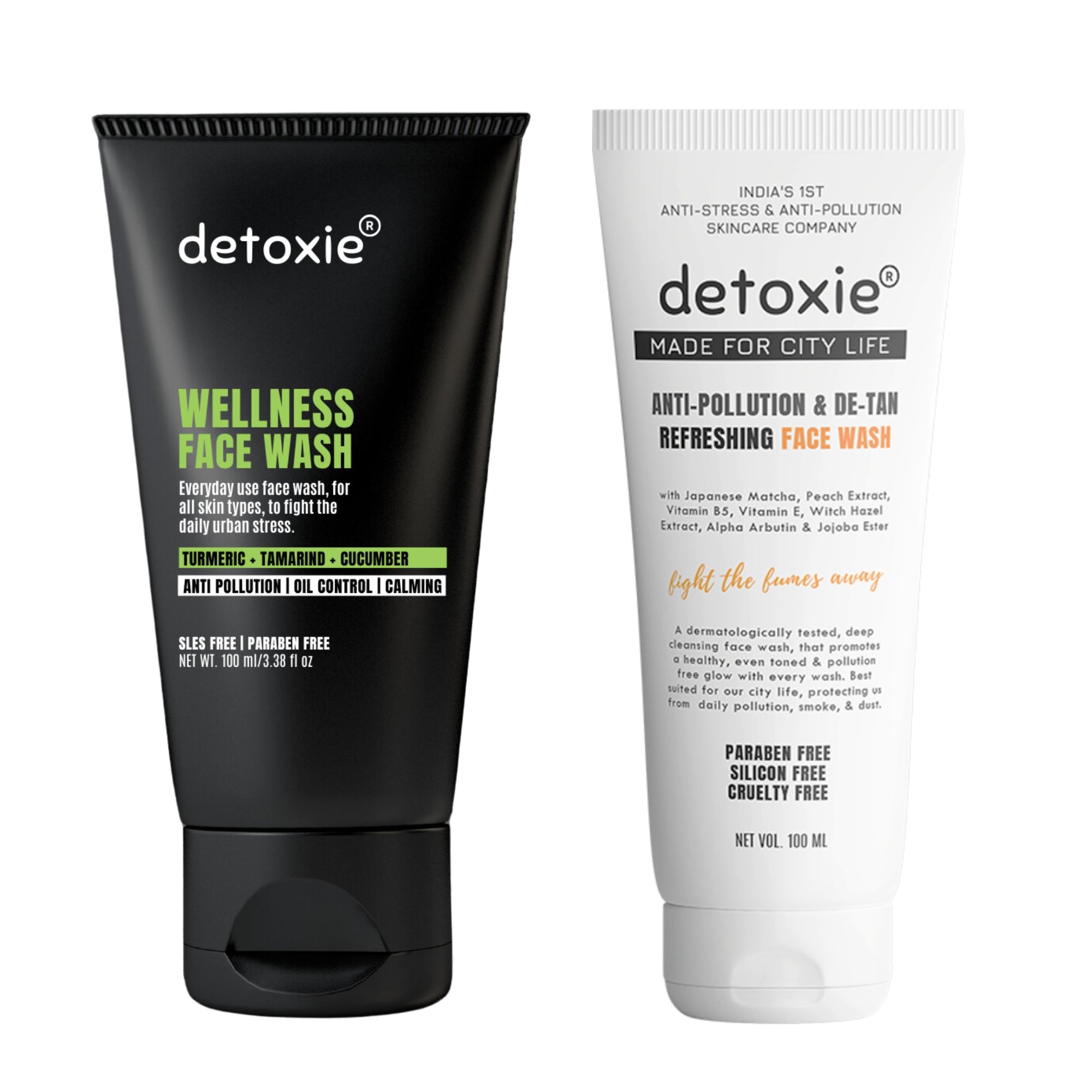Refreshing Face Wash Combo (Anti-Pollution + Wellness Face Wash)