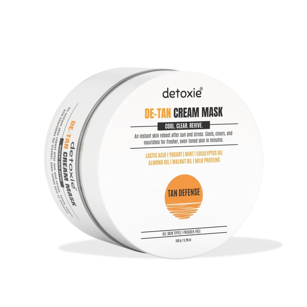 Detan Cream Mask With Mint & Yogurt -150g