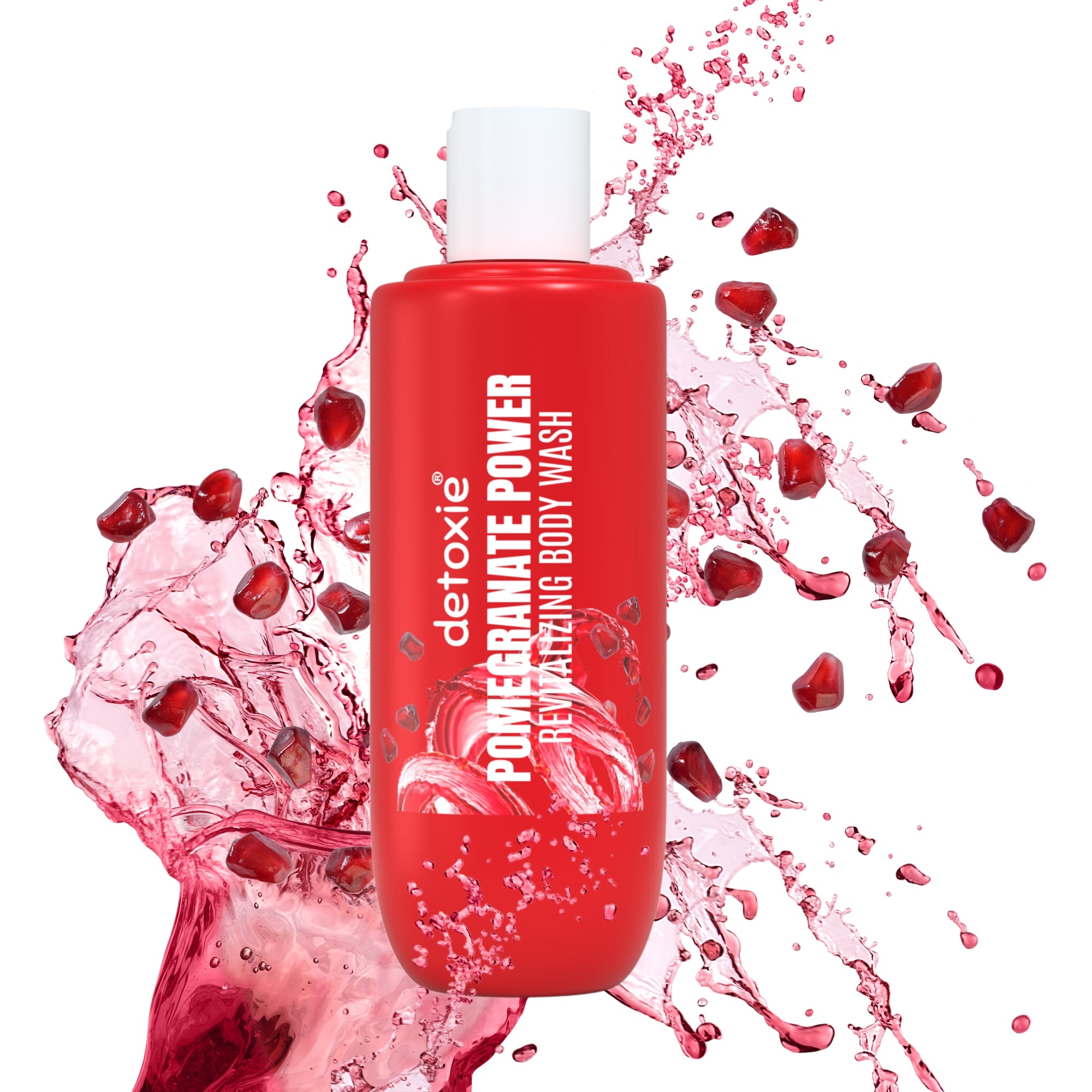 Detoxie Fruit-Infused Body Wash & Loofah Combo - 3 * 250 ml Each