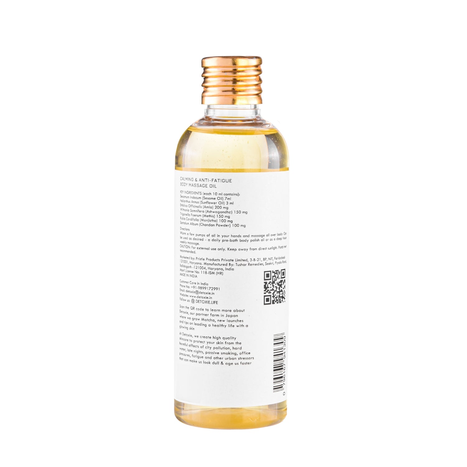 Calming & Anti-Fatigue, Body Massage Oil
