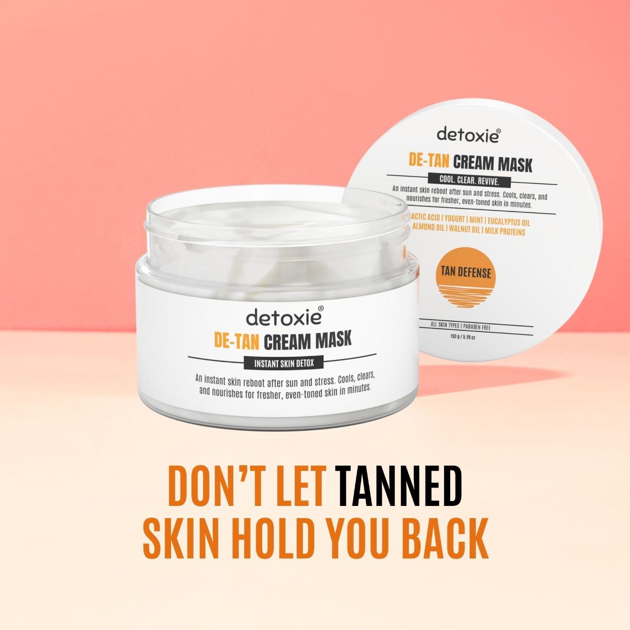 Detan Cream Mask With Mint & Yogurt -150g
