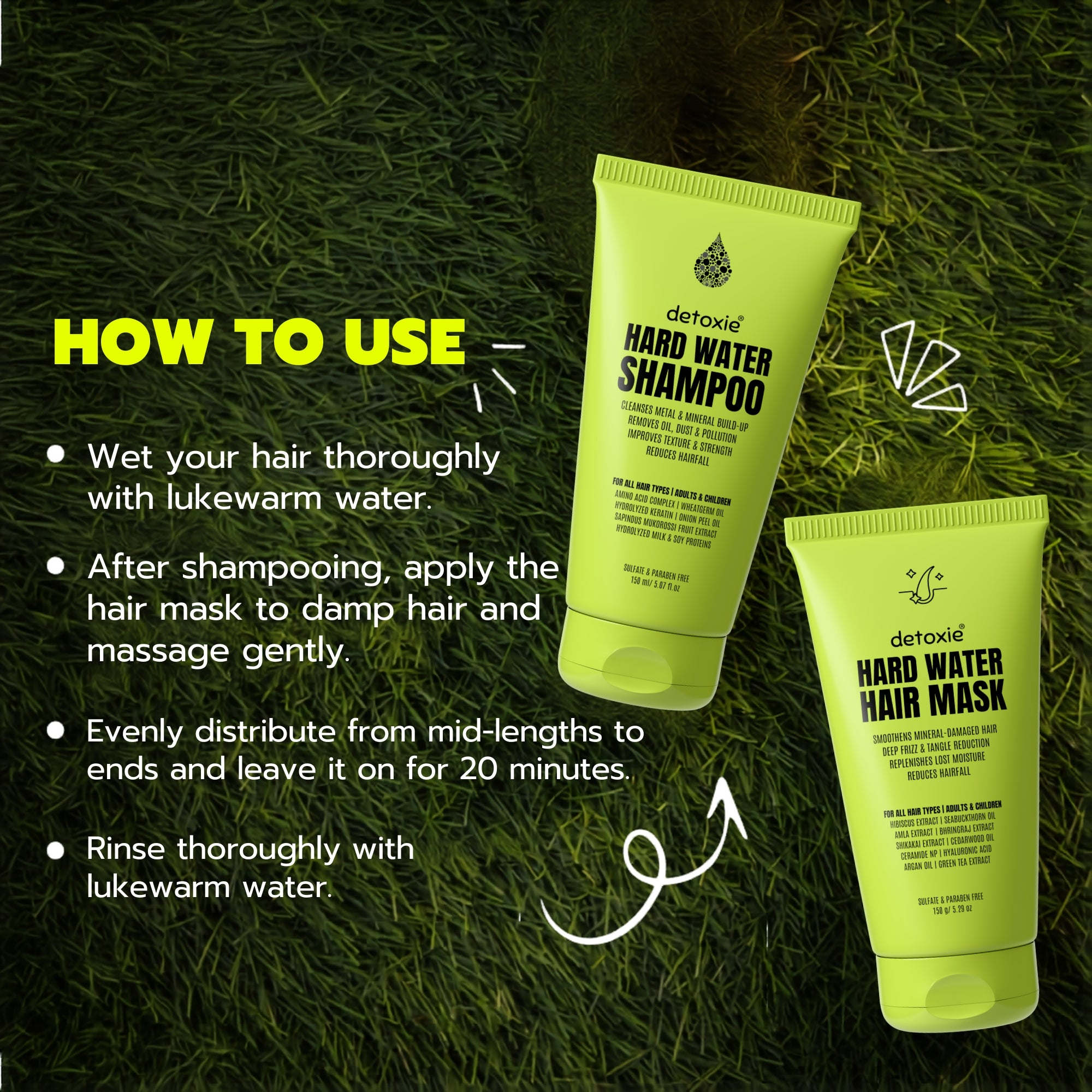 Hard Water & Frizz Control Combo Shampoo & Hair Mask