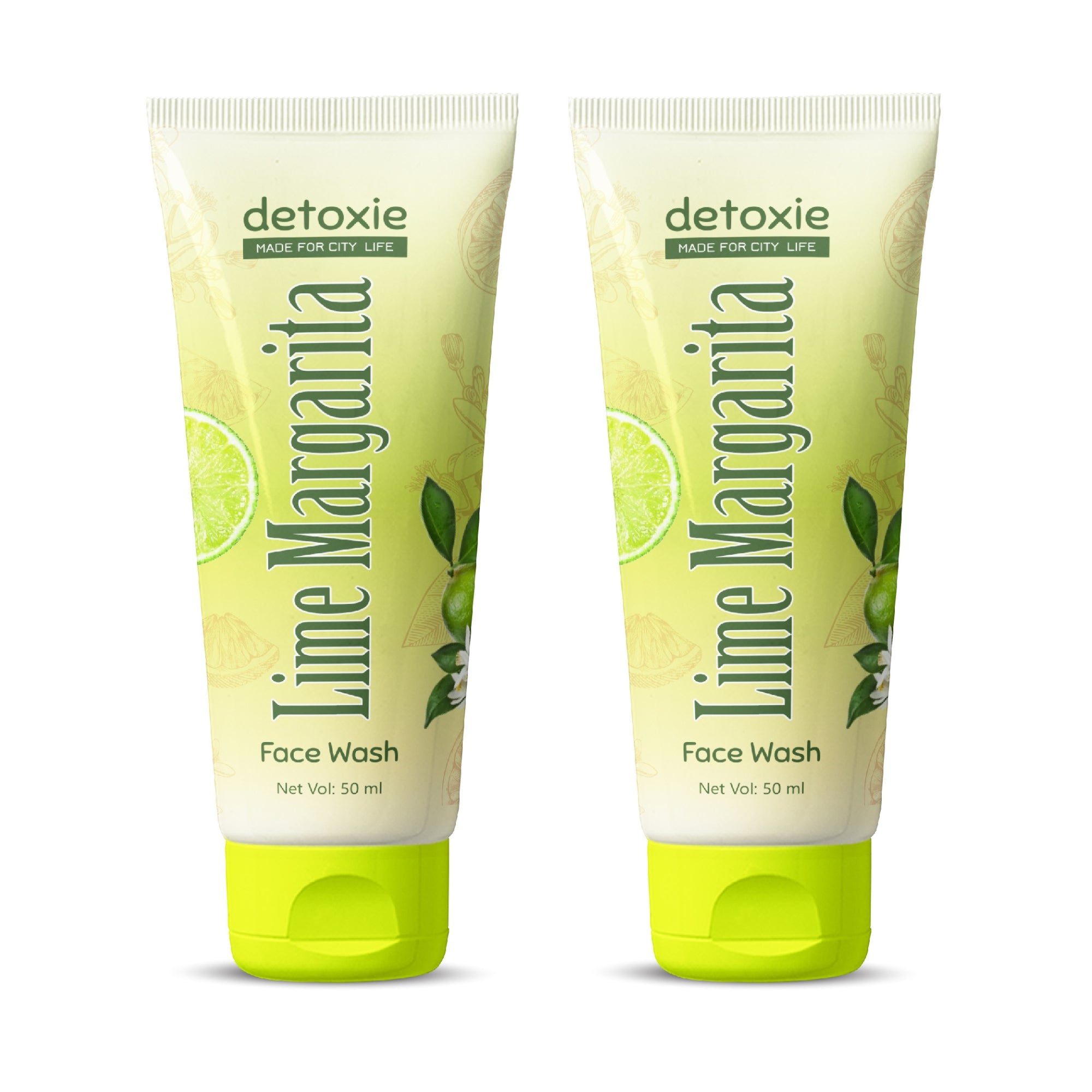 Pack of 2- Lime Margarita Face Wash - 2 * 50 ml Each