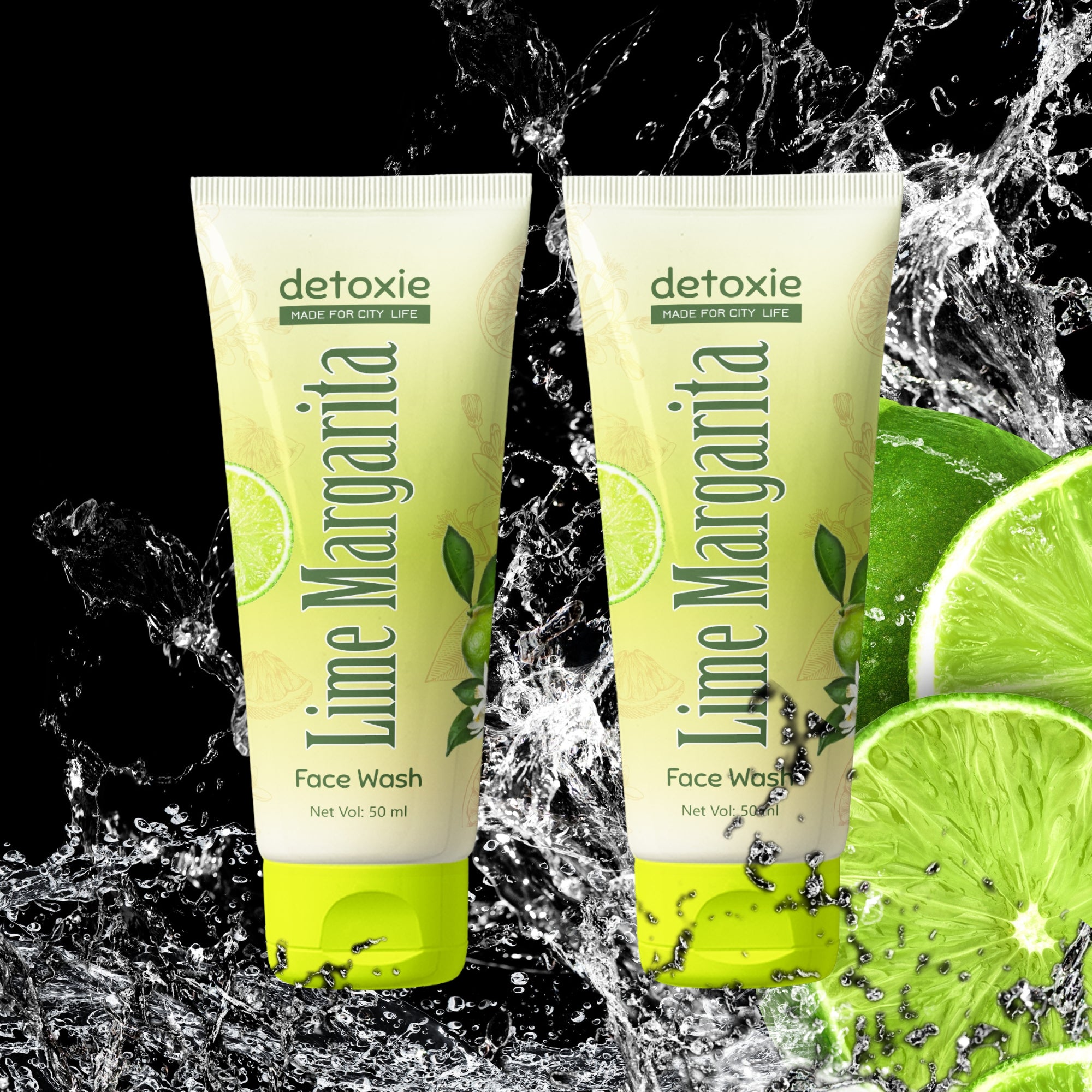 Pack of 2- Lime Margarita Face Wash - 2 * 50 ml Each