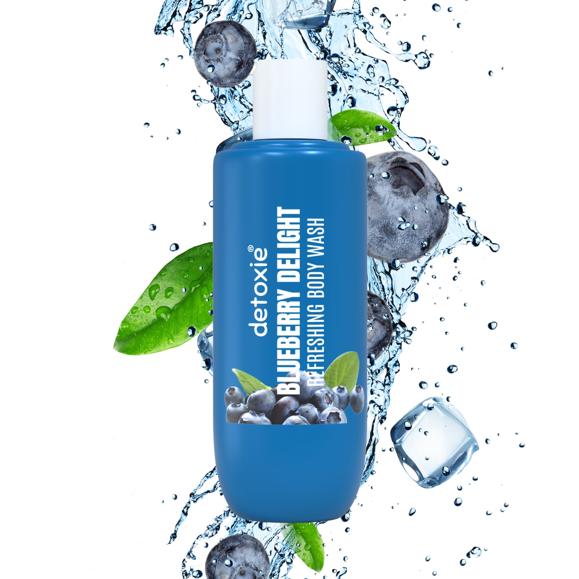 Detoxie Fruit-Infused Body Wash & Loofah Combo - 3 * 250 ml Each