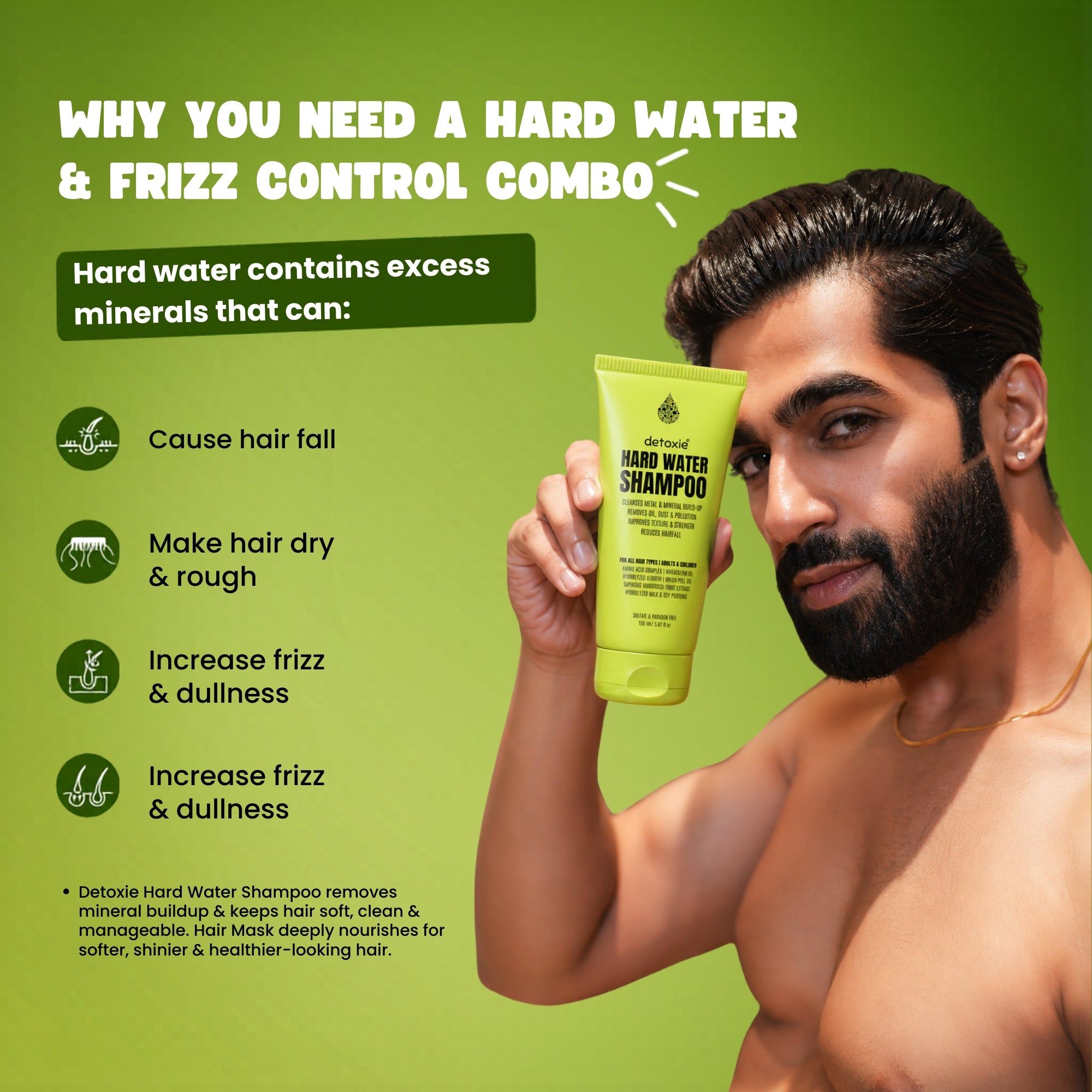 Hard Water & Frizz Control Combo Shampoo & Hair Mask
