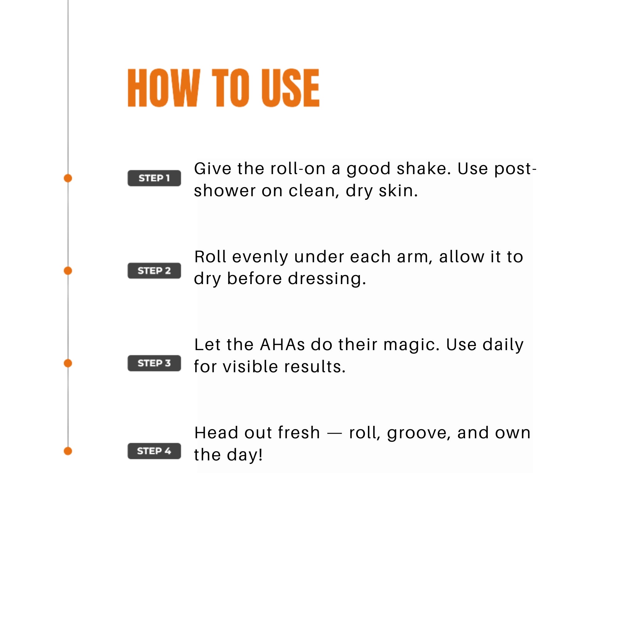 5% AHA BHA Under Arm Lightening Deo Roll On | Men & Women | 40 ml | Pine Fresh Fragrance