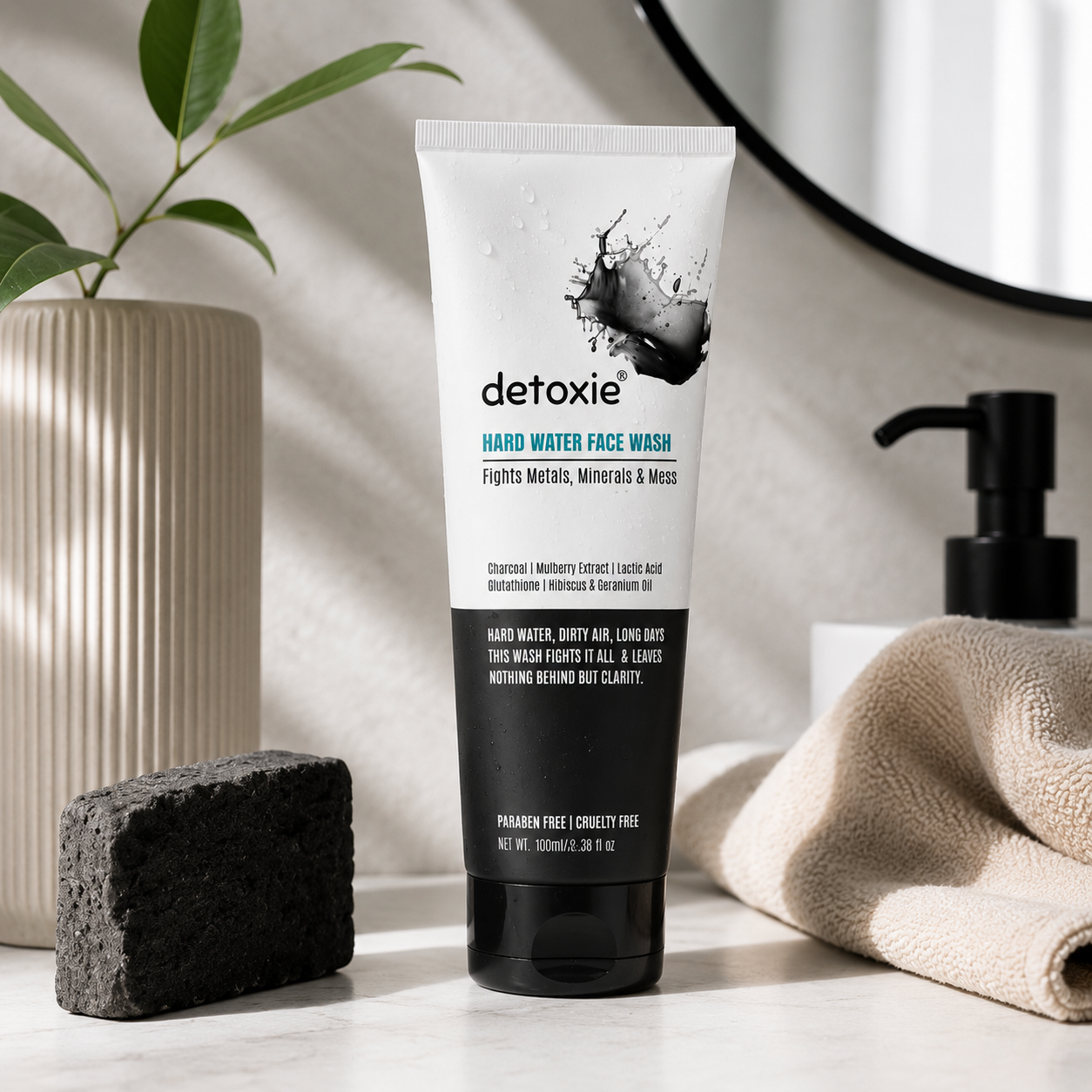 Pack of 2 Charcoal Face Wash with Charcoal & Mulberry Extract
