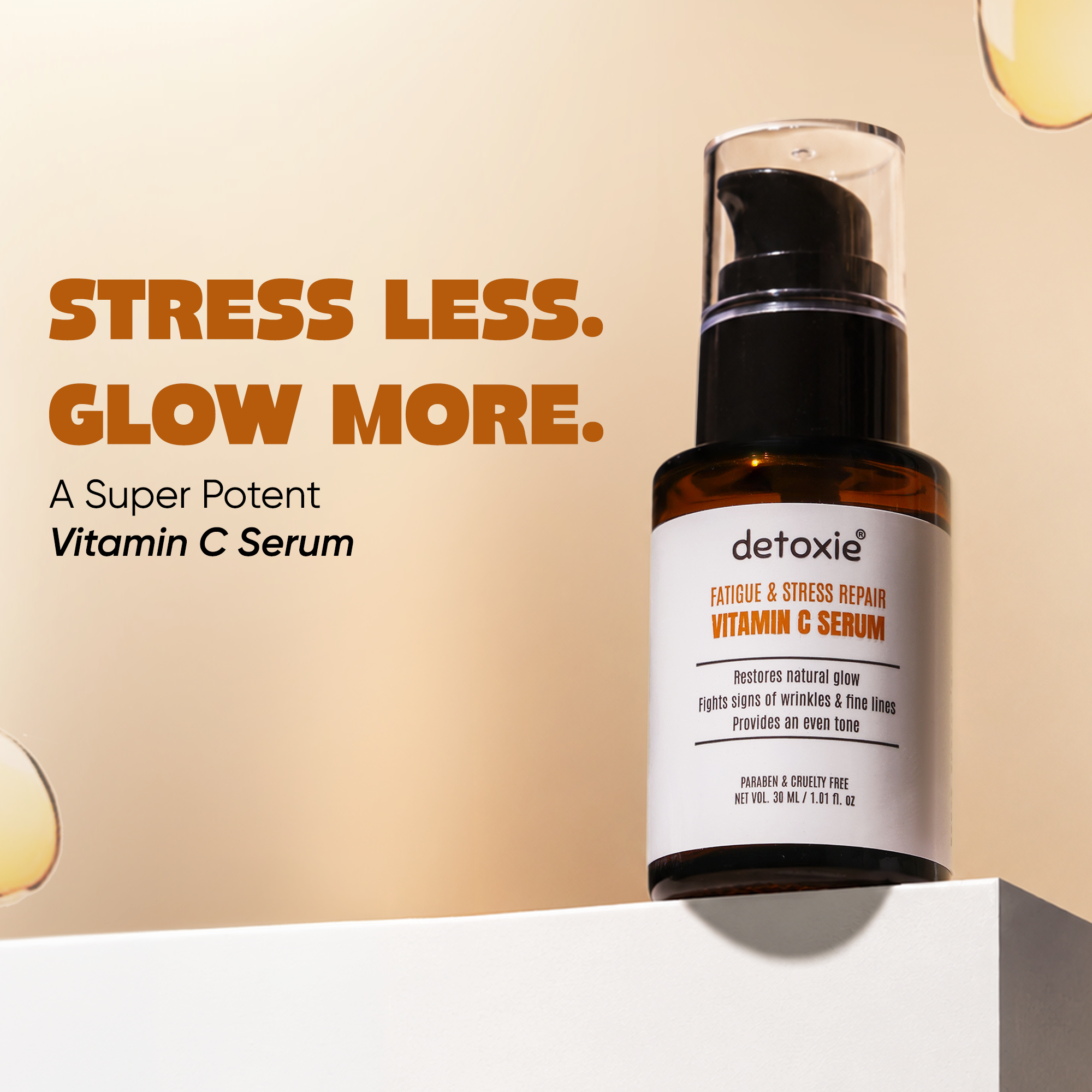Fatigue & Stress Repair, Vitamin C Face Serum