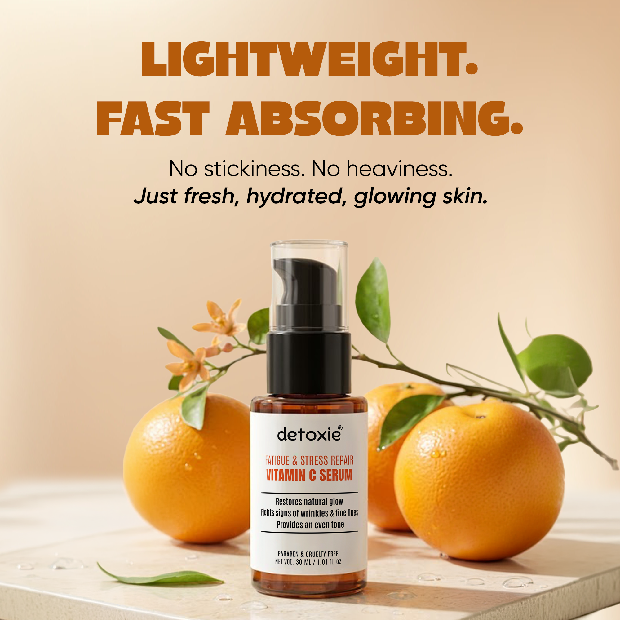 Fatigue & Stress Repair, Vitamin C Face Serum