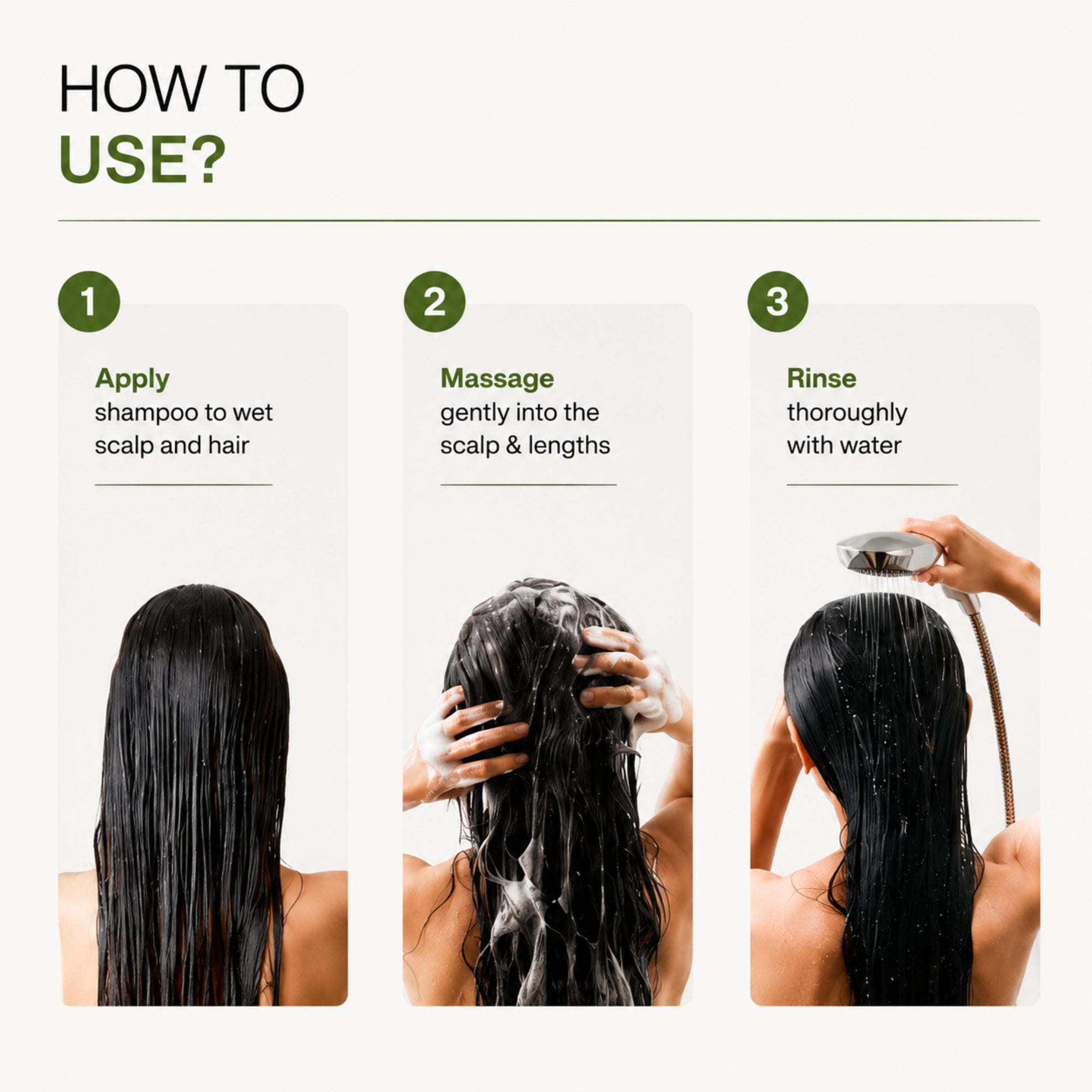 Flaxseed, Rosemary & Rice Water Shampoo | Strengthening & Anti-Hairfall Formula