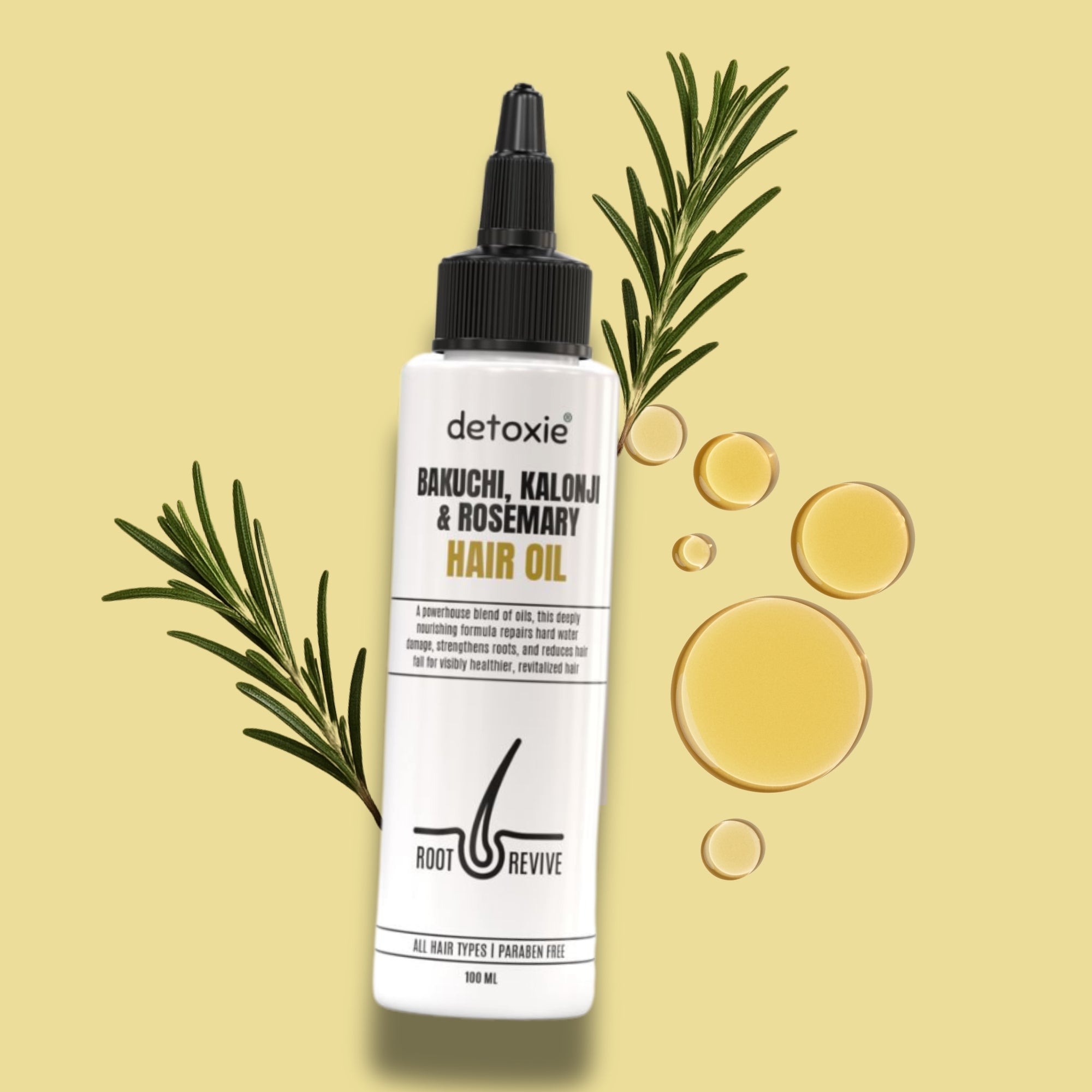 Bakuchi, Kalonji & Rosemary Hair Oil -100 ml