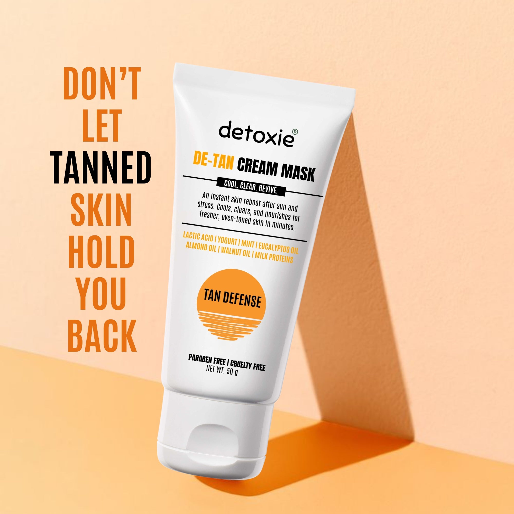 Detan Cream Mask with Mint & Yogurt | 50g