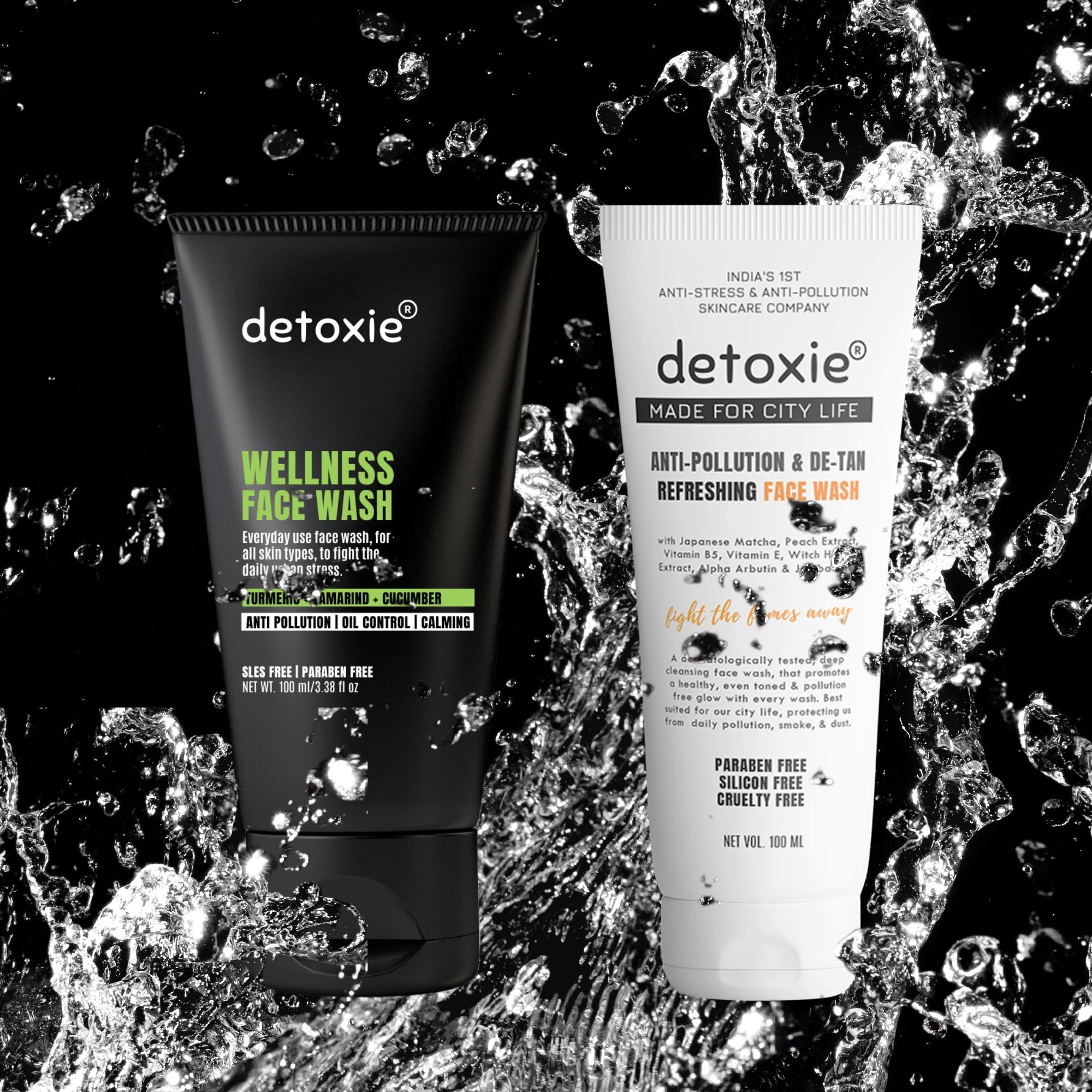 Refreshing Face Wash Combo (Anti-Pollution + Wellness Face Wash)