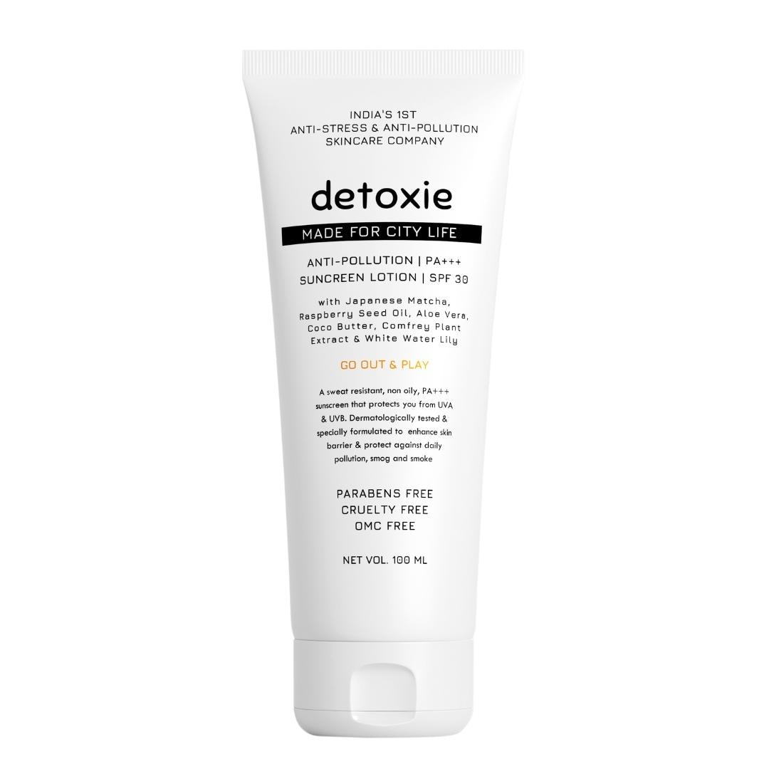 Anti-Pollution, PA+++ Sunscreen Lotion SPF 30