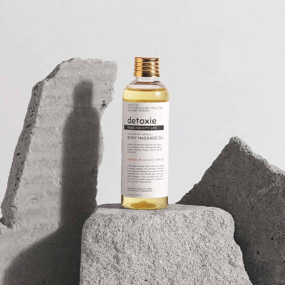 Calming & Anti-Fatigue, Body Massage Oil