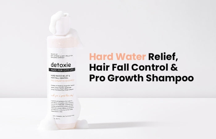 Best Shampoo for Hard Water: How Detoxie Can Help You-Solutions for Urban Water Problems