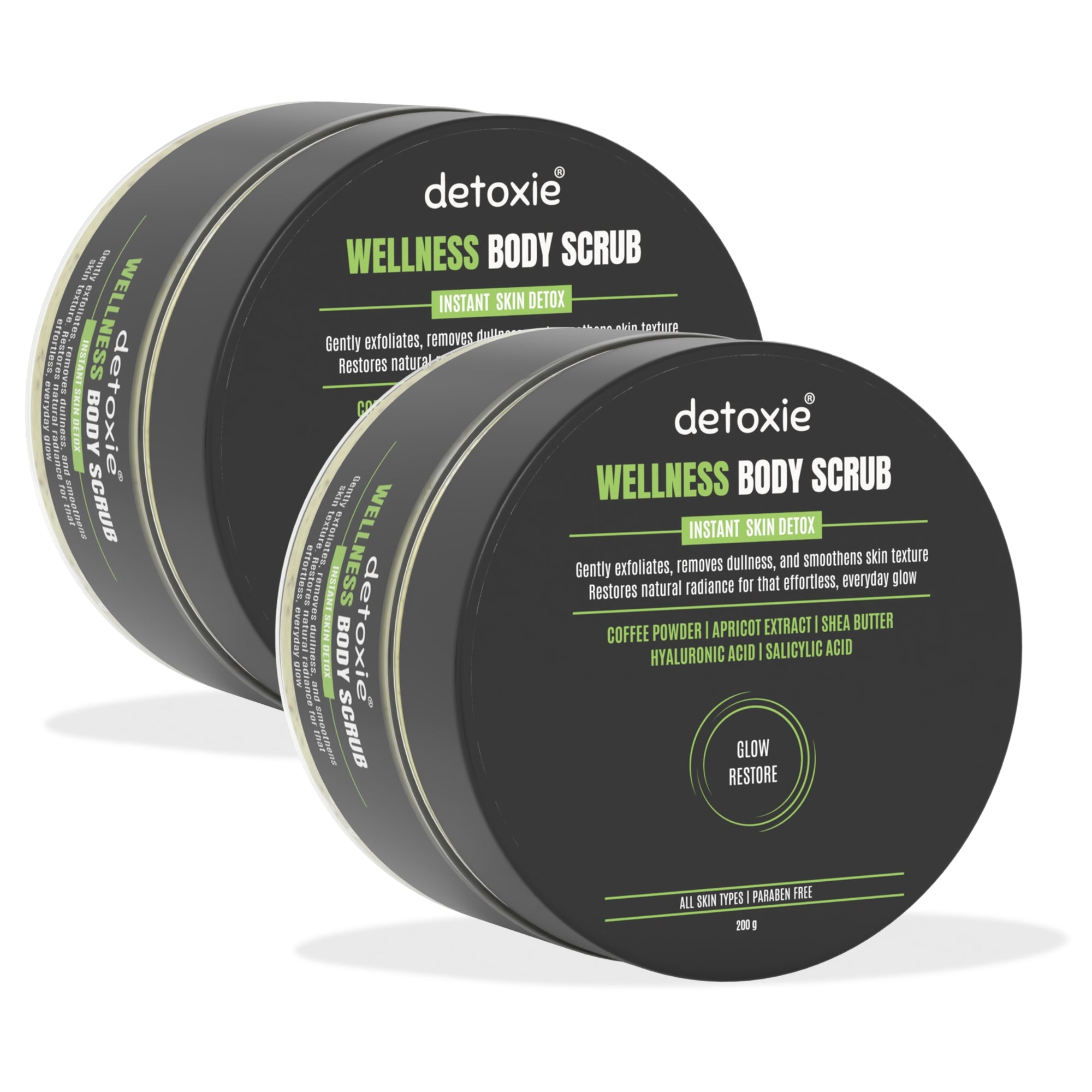 Pack of 2 Wellness Body Scrub - 200g Each