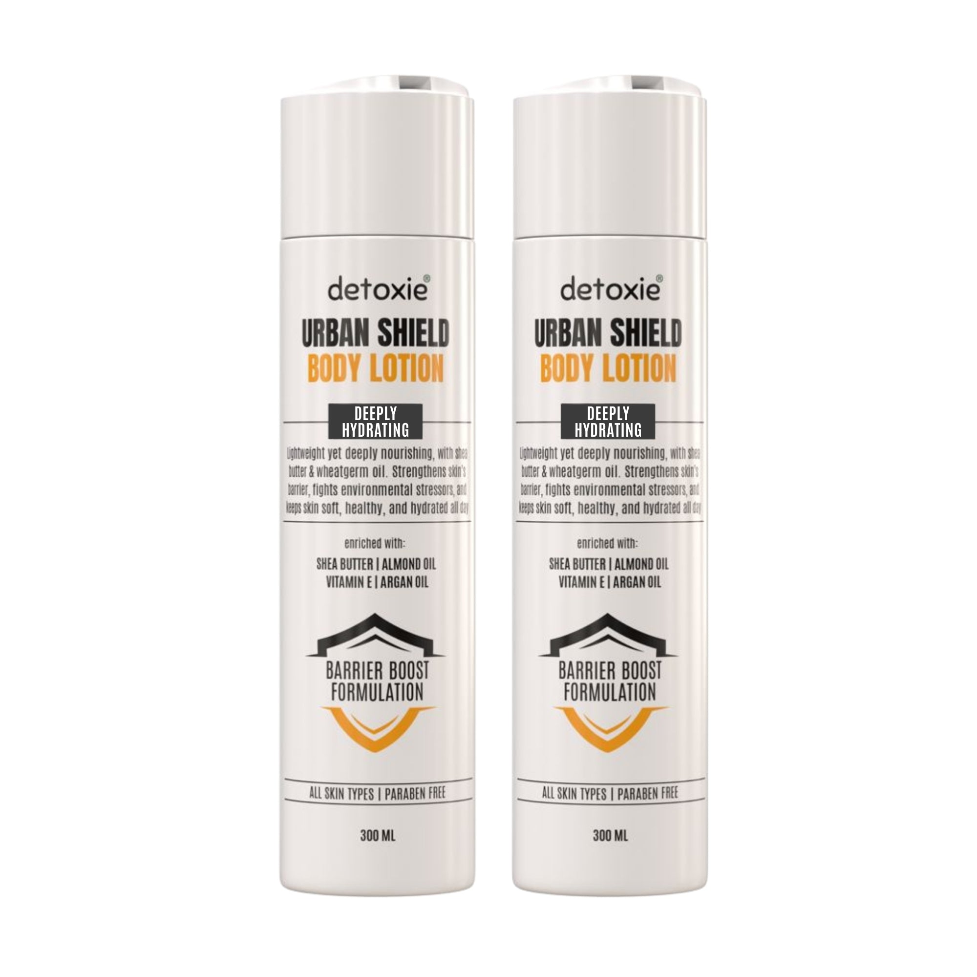 Pack of 2 Urban Shield Body Lotion - 300 ml Each