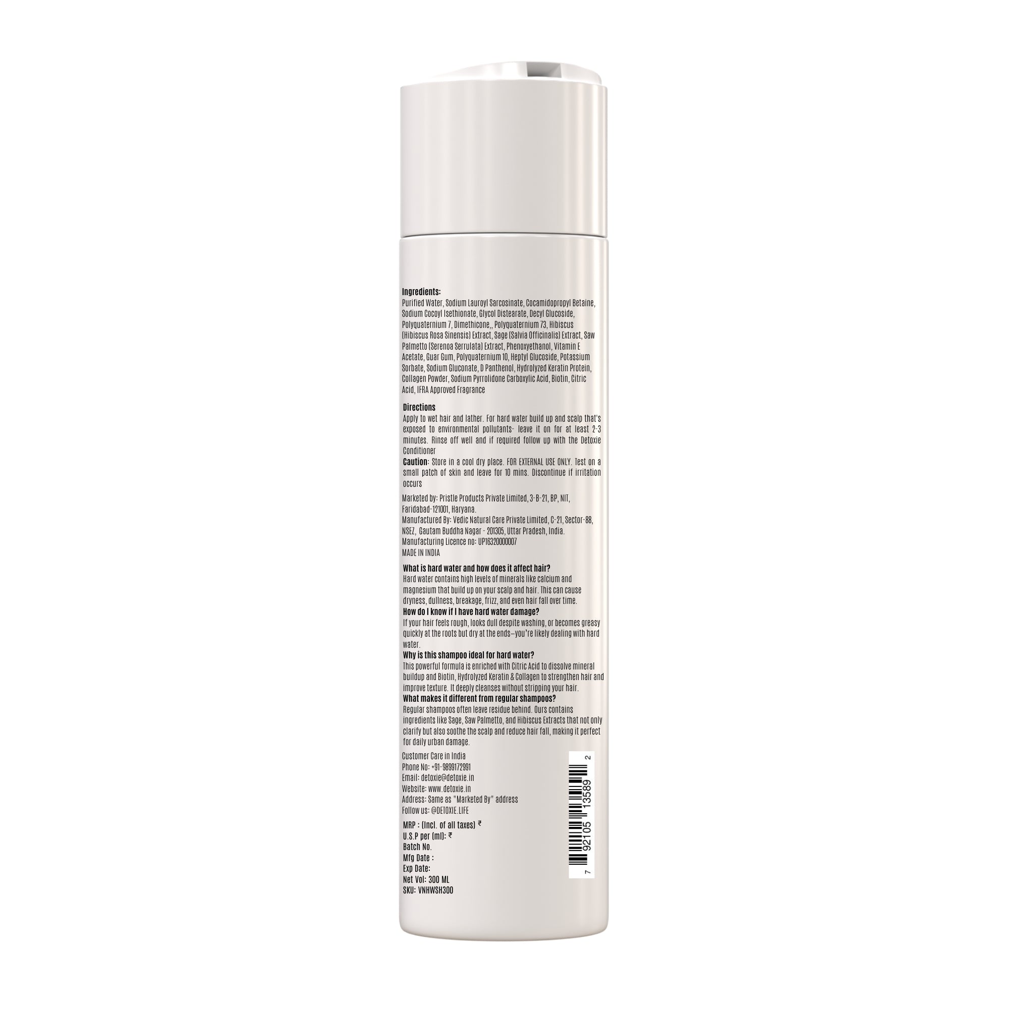 New Advanced Hard Water Shampoo-300ml