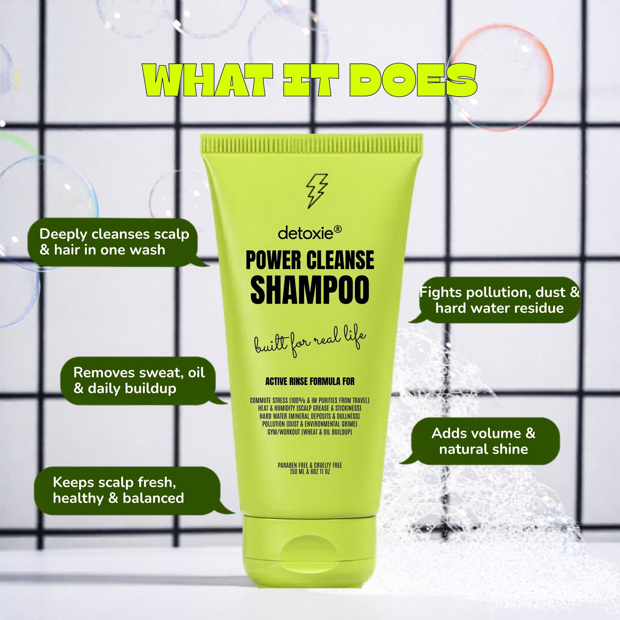 Power Cleanse Shampoo - 150ml