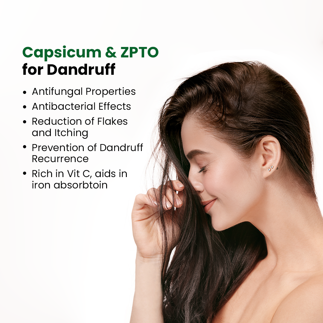 Hair Fall Control & Anti-Dandruff  Capsicum Shampoo