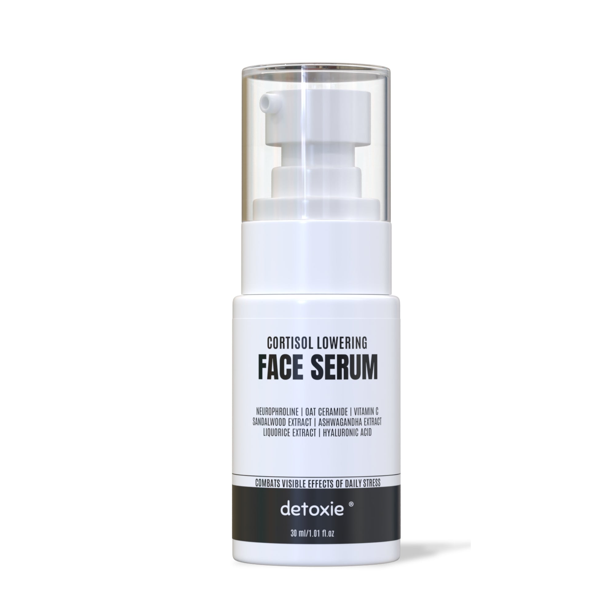 Detoxie Stress Free Look Combo | Face Serum 30ml +Moisturizer 50g +Under Eye Cream 15g