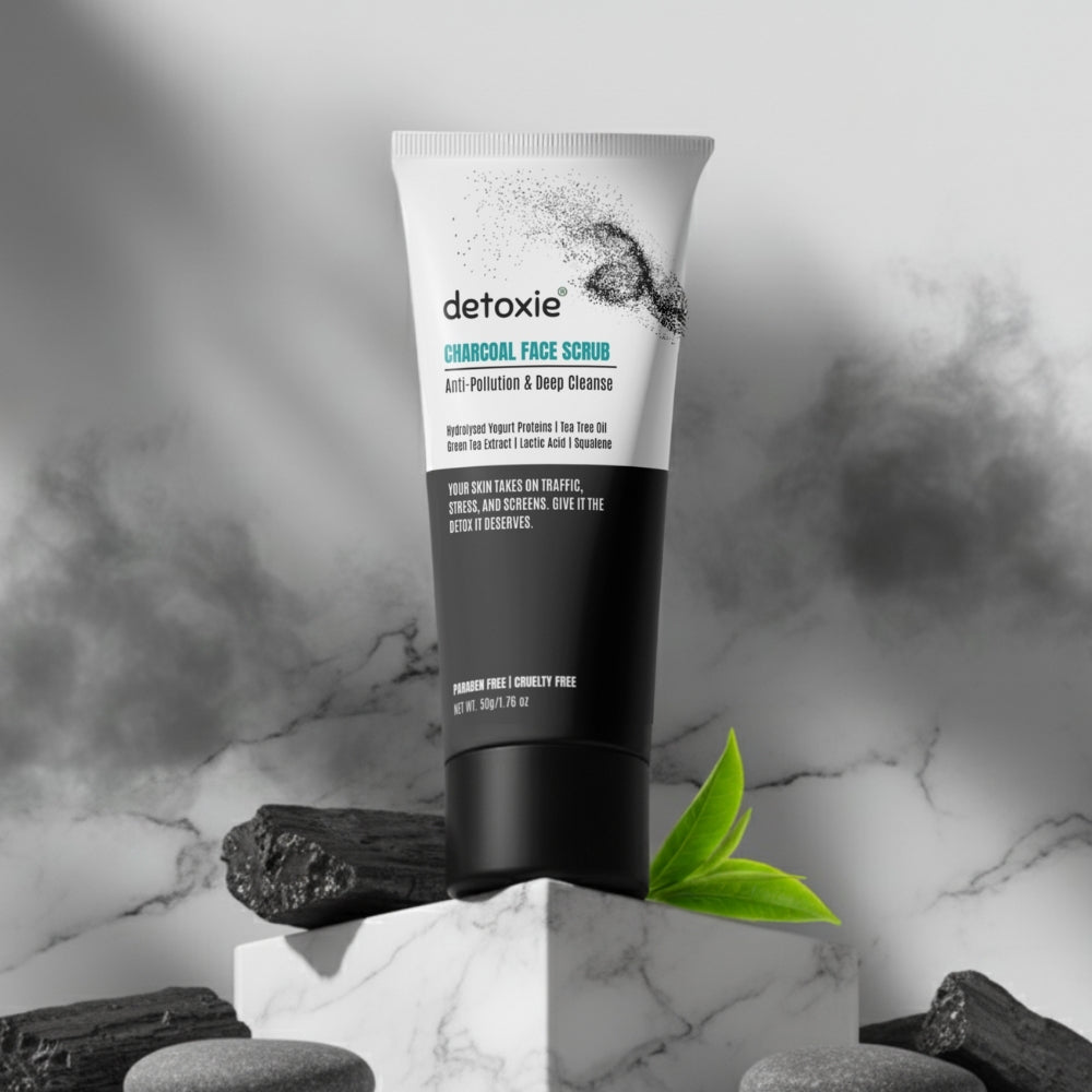 Charcoal Face Scrub | Anti-Pollution & Deep Cleanse-50g