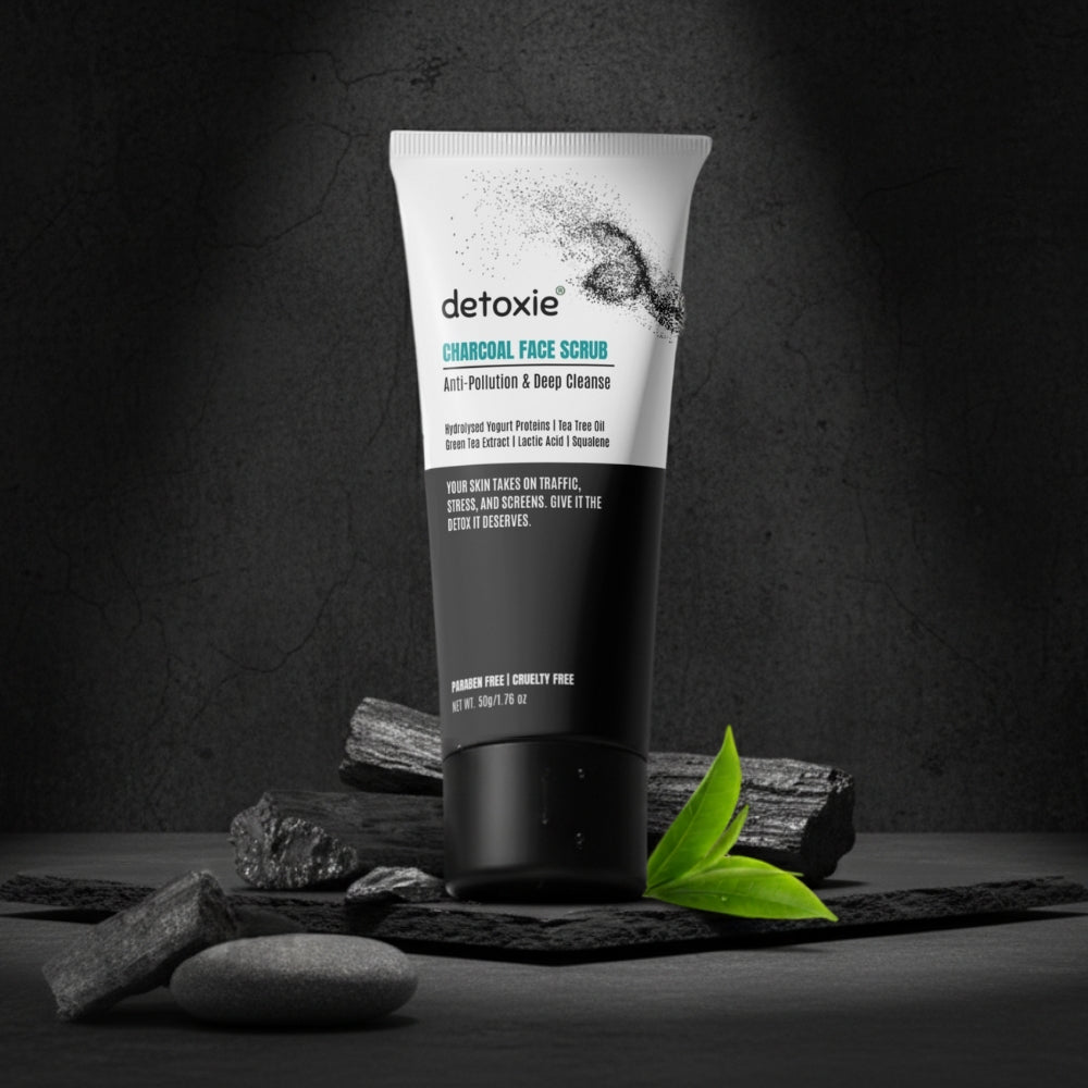 Charcoal Face Scrub | Anti-Pollution & Deep Cleanse-50g