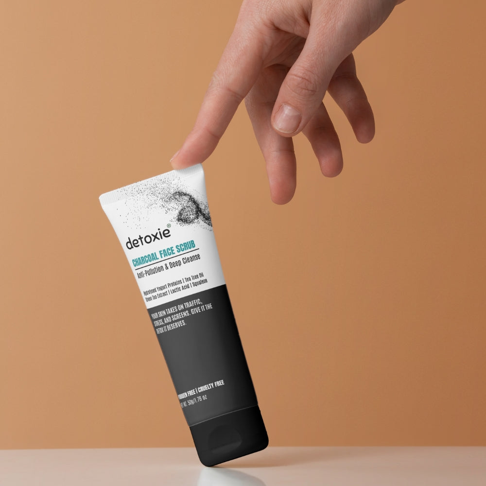 Charcoal Face Scrub | Anti-Pollution & Deep Cleanse-50g
