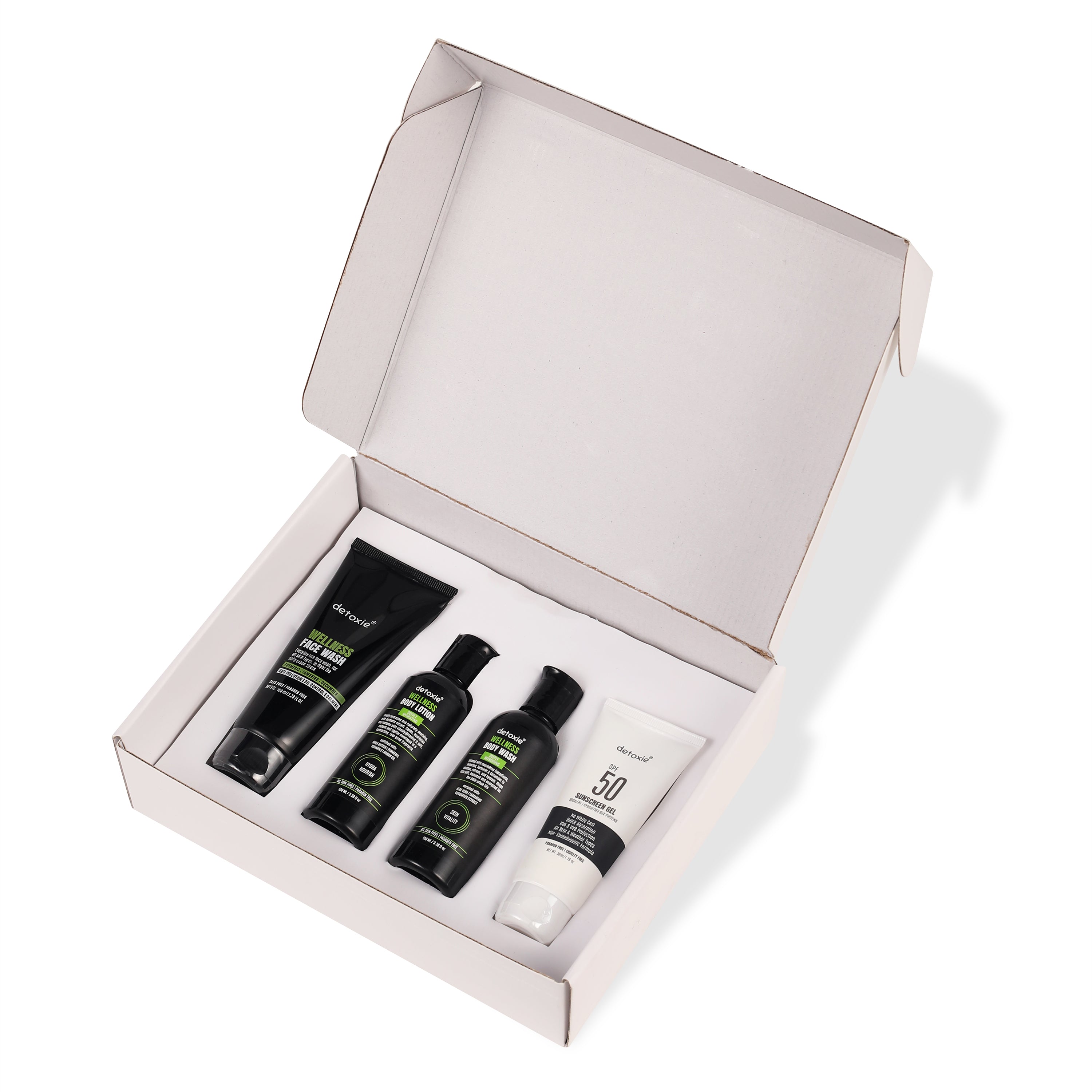 The Unwind Experience Gift Box | Unisex | Daily Urban Skin Protection & Care Kit