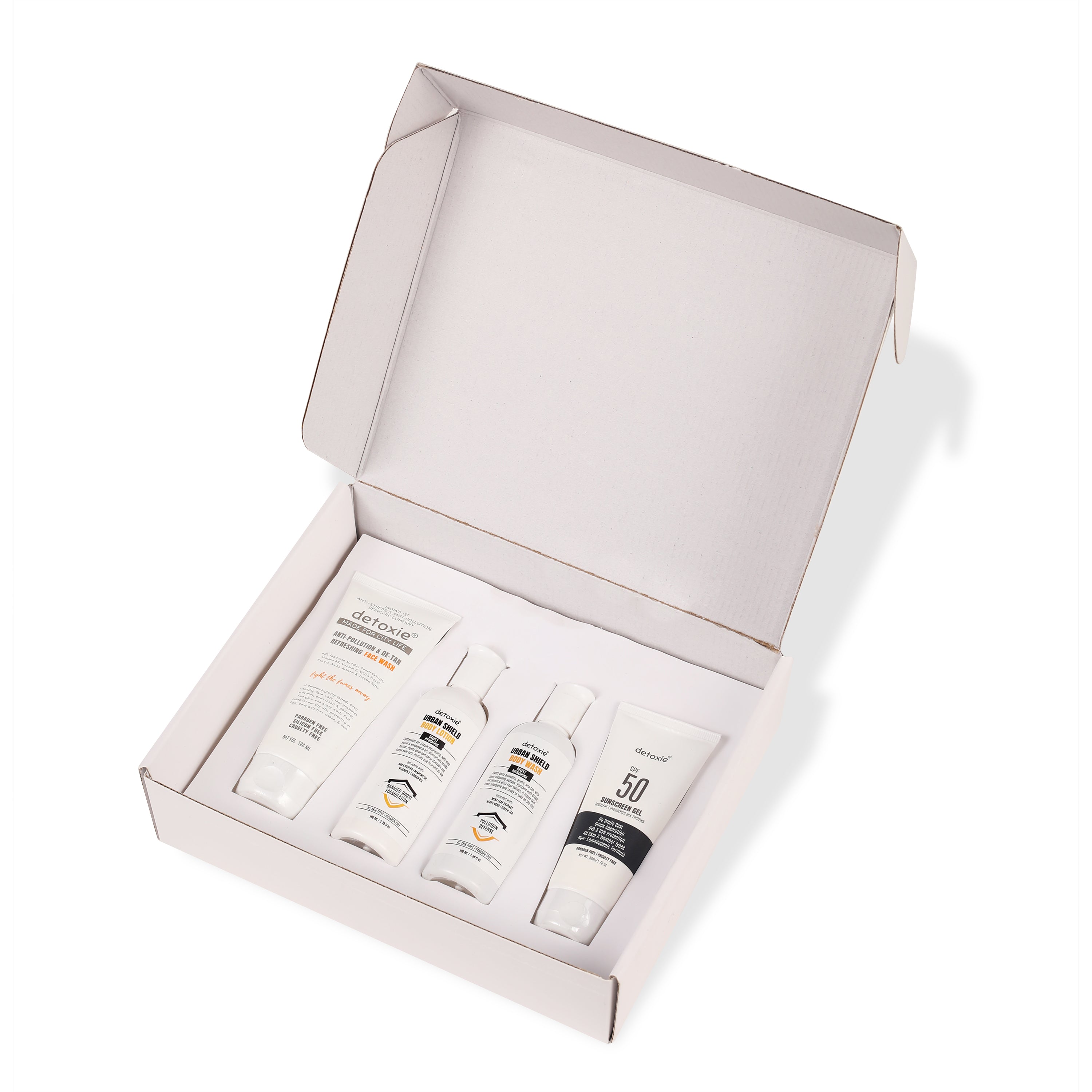 Detoxie Recharge Experience Gift Box Refresh | Protect | Hydrate | Travel-Friendly Self-Care Combo