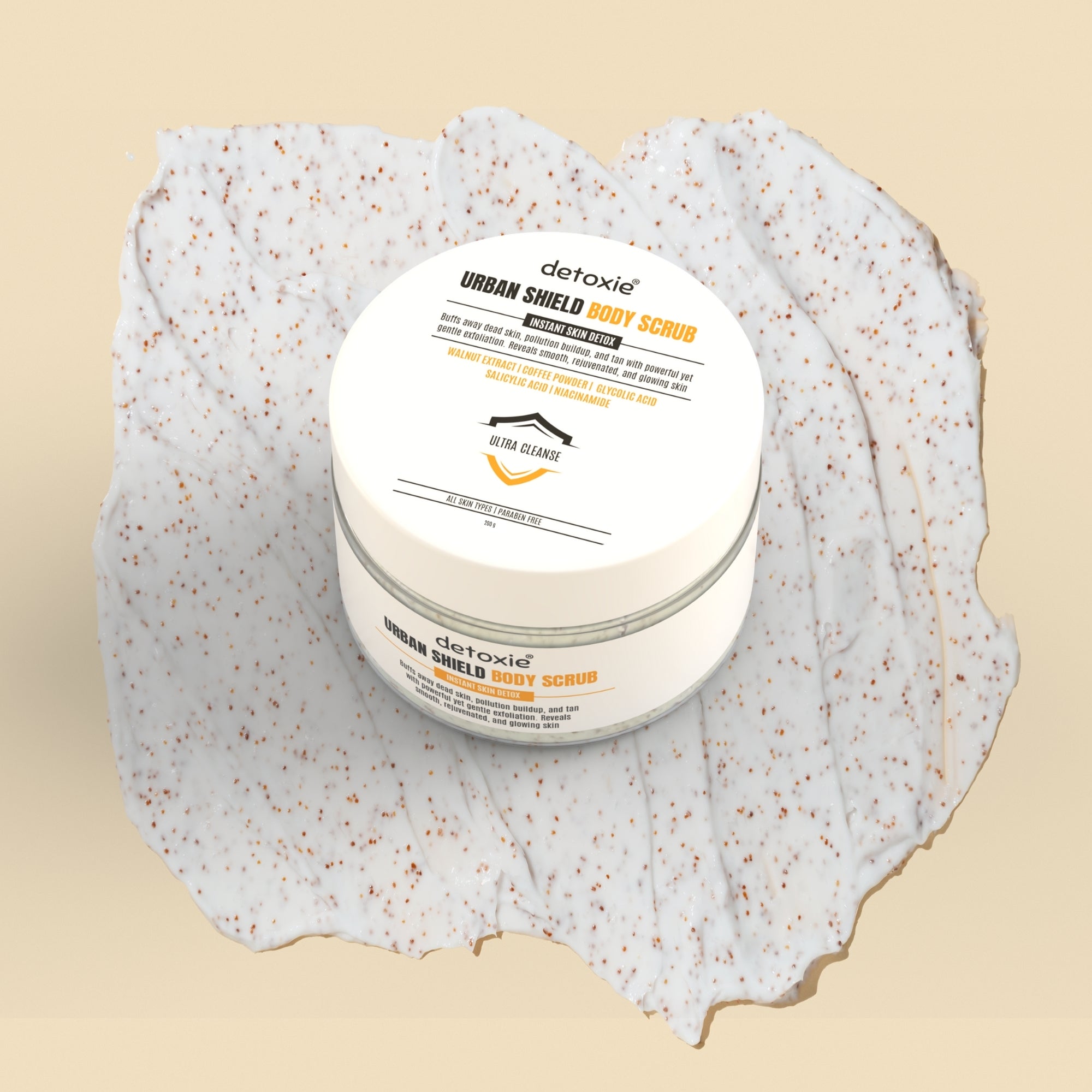 Pack of 2 Urban Shield Body Scrub - 200 g Each