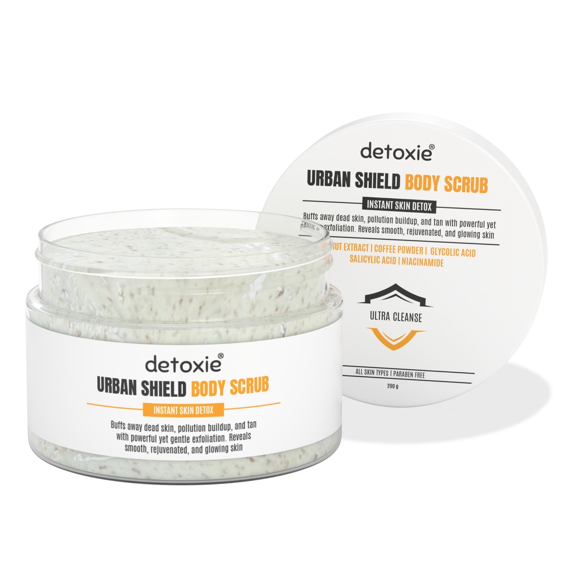 Pack of 2 Urban Shield Body Scrub - 200 g Each