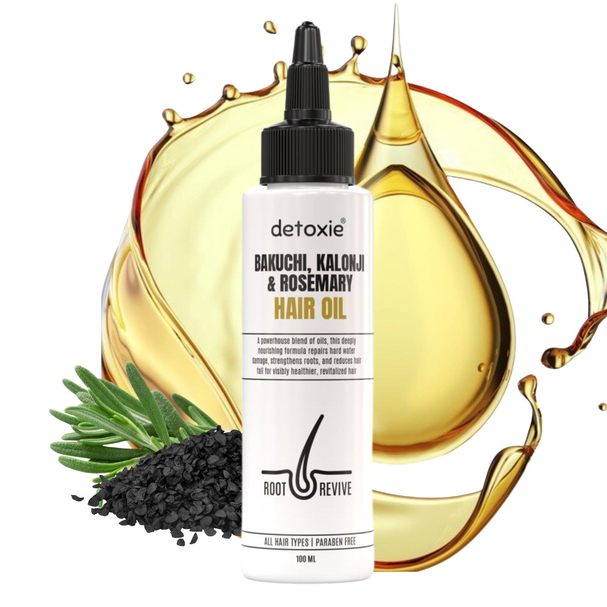 Bakuchi, Kalonji & Rosemary Hair Oil -100 ml