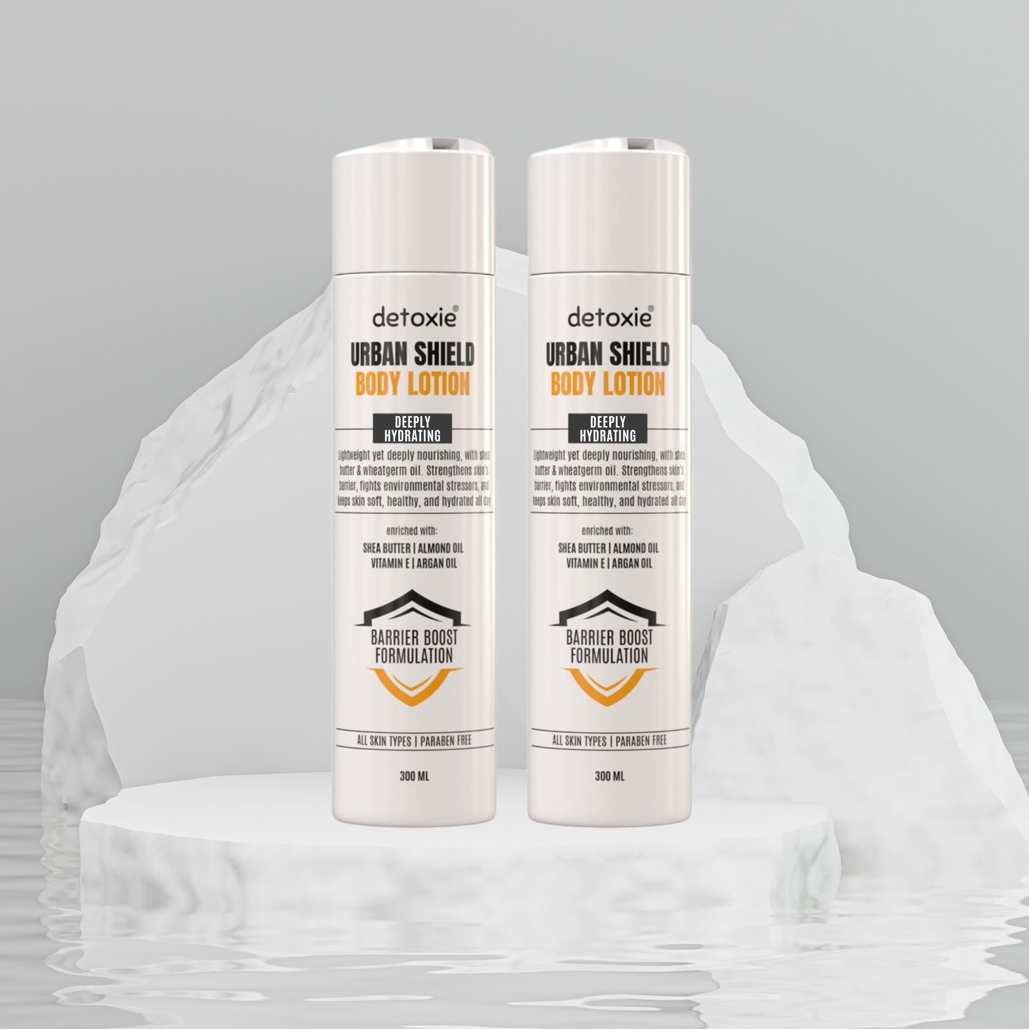 Pack of 2 Urban Shield Body Lotion - 300 ml Each